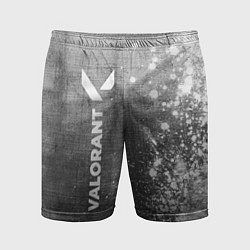 Мужские спортивные шорты Valorant - grey gradient по-вертикали
