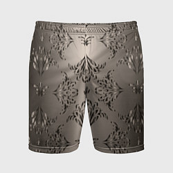 Шорты спортивные мужские Узоры с градиентом, цвет: 3D-принт
