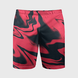 Мужские спортивные шорты Color black red