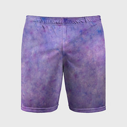 Шорты спортивные мужские Фиолетовый свет фонаря, цвет: 3D-принт