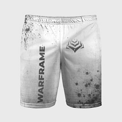 Шорты спортивные мужские Warframe - white gradient вертикально, цвет: 3D-принт