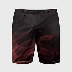Шорты спортивные мужские Color smoke red, цвет: 3D-принт