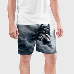 Шорты спортивные мужские Спартанский воин, цвет: 3D-принт — фото 2