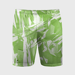 Мужские спортивные шорты Color white green