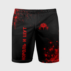 Мужские спортивные шорты Король и Шут - red gradient вертикально