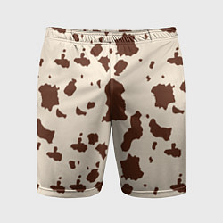 Шорты спортивные мужские Коровьи пятна, цвет: 3D-принт