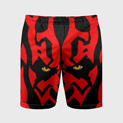 Шорты спортивные мужские Лицо Дарт Мола, цвет: 3D-принт