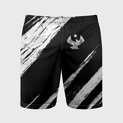 Шорты спортивные мужские Дагестан - брызги, цвет: 3D-принт
