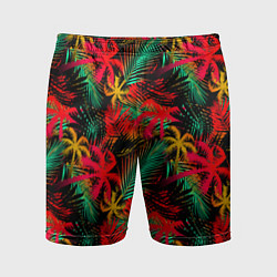 Мужские спортивные шорты Palm yellow red