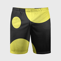 Шорты спортивные мужские Лава лампа макро баланс абстракция, цвет: 3D-принт