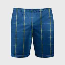 Мужские спортивные шорты Color blue yellow cross