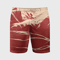 Мужские спортивные шорты Песочные горы-абстракция