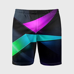 Мужские спортивные шорты Neon colored geometric