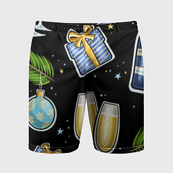 Мужские спортивные шорты Новогодний вайб