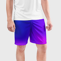Шорты спортивные мужские Color multicolored gradient, цвет: 3D-принт — фото 2