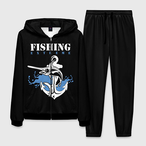 Мужской костюм Fishing Extreme / 3D-Черный – фото 1