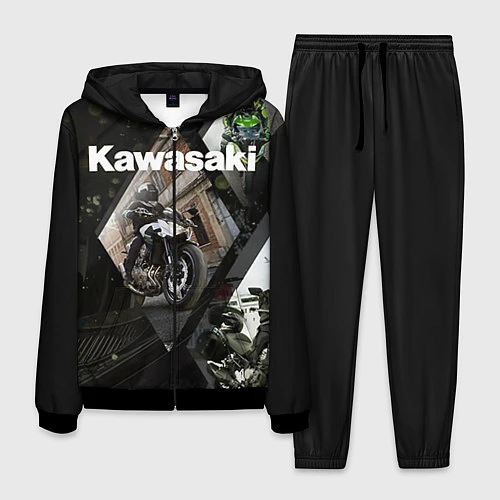 Мужской костюм Kawasaky / 3D-Черный – фото 1