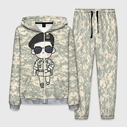 Костюм мужской Song Joong Ki: Camo, цвет: 3D-меланж