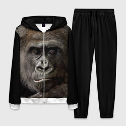 Костюм мужской Глаза гориллы цвета 3D-белый — фото 1