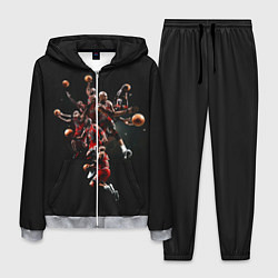 Костюм мужской Michael Jordan Style цвета 3D-меланж — фото 1