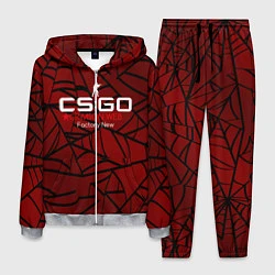 Костюм мужской Cs:go - Crimson Web Style Factory New Кровавая пау, цвет: 3D-меланж