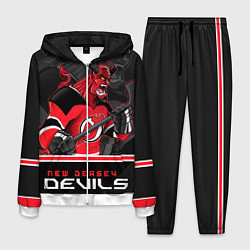 Костюм мужской New Jersey Devils, цвет: 3D-белый