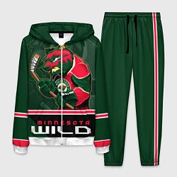 Костюм мужской Minnesota Wild, цвет: 3D-белый