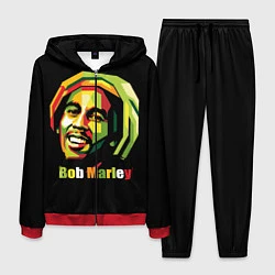 Костюм мужской Bob Marley Smile, цвет: 3D-красный