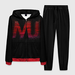 Костюм мужской Manchester United team, цвет: 3D-красный