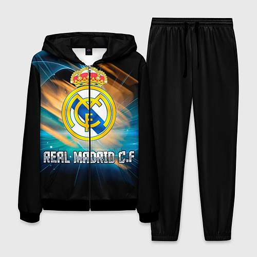 Мужской костюм Real Madrid / 3D-Черный – фото 1