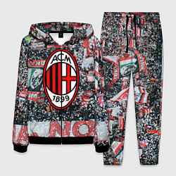 Костюм мужской Milan FC, цвет: 3D-черный