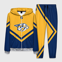 Костюм мужской NHL: Nashville Predators, цвет: 3D-меланж