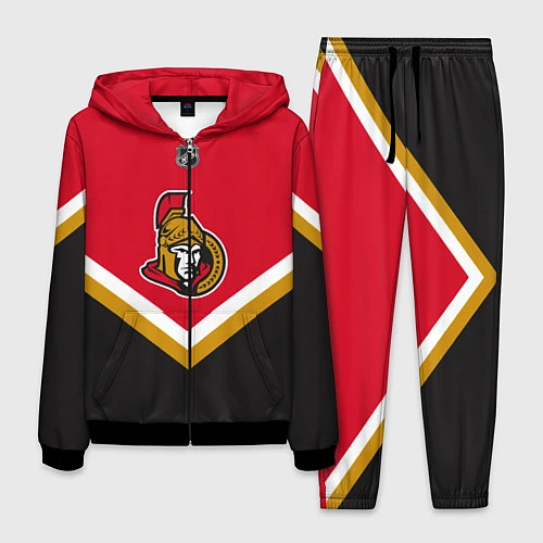 Мужской костюм NHL: Ottawa Senators / 3D-Черный – фото 1