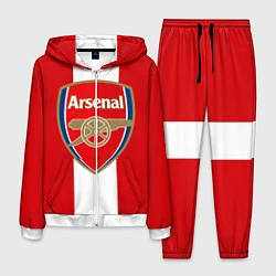 Костюм мужской Arsenal FC: Red line, цвет: 3D-белый