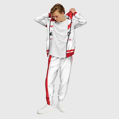 Мужской костюм Canada Team / 3D-Красный – фото 3