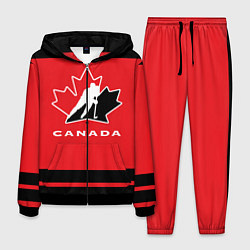 Костюм мужской Canada Team, цвет: 3D-черный