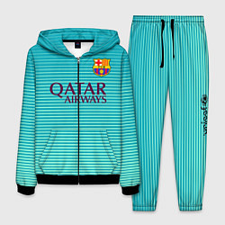Костюм мужской Barcelona FC: Aqua, цвет: 3D-черный
