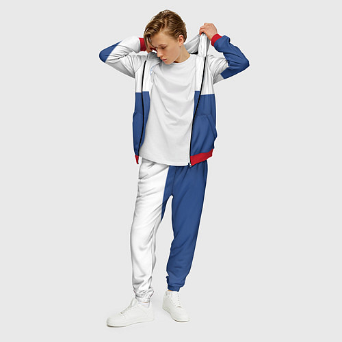 Мужской костюм Chelsea FC: Light Blue / 3D-Красный – фото 3