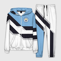 Костюм мужской Manchester City FC: White style, цвет: 3D-белый