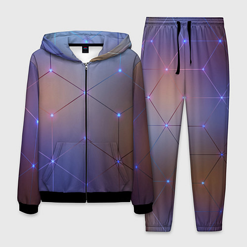 Мужской костюм НЕЙРОННАЯ СЕТЬ NEURAL NETWORK / 3D-Черный – фото 1