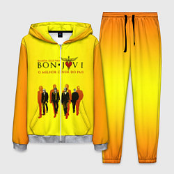 Костюм мужской Bon Jovi Band, цвет: 3D-меланж