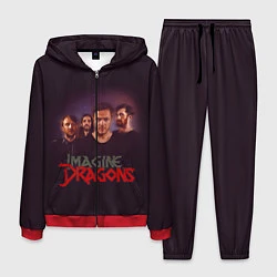 Костюм мужской Группа Imagine Dragons, цвет: 3D-красный