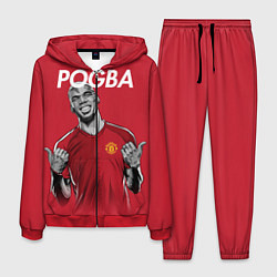 Костюм мужской FC MU: Pogba, цвет: 3D-красный