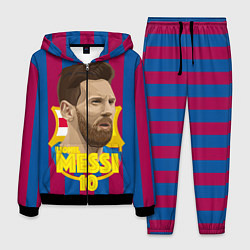 Костюм мужской FCB Lionel Messi, цвет: 3D-черный