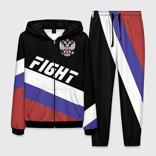 Мужской костюм Fight Russia / 3D-Черный – фото 1