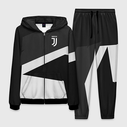 Мужской костюм FC Juventus: Sport Geometry / 3D-Черный – фото 1