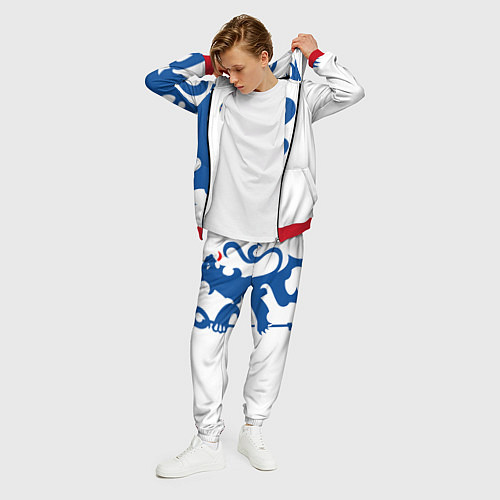 Мужской костюм FC Chelsea: White Lion / 3D-Красный – фото 3
