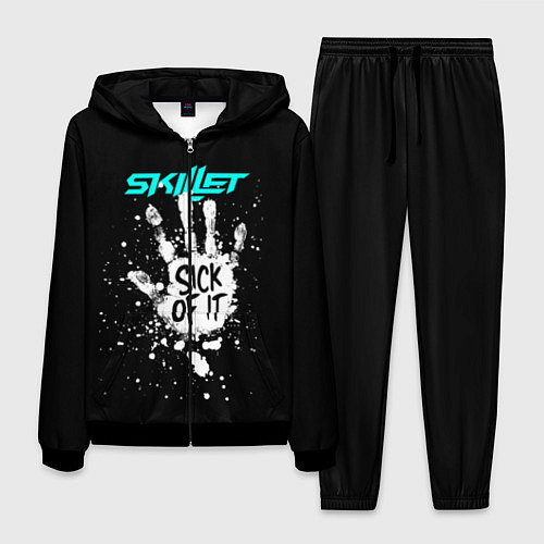 Мужской костюм Skillet: Sick of it / 3D-Черный – фото 1