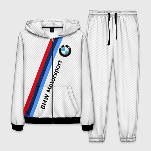 Мужской костюм BMW Motorsport: White Carbon / 3D-Черный – фото 1