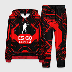 Костюм мужской CS:GO - Сергей, цвет: 3D-красный